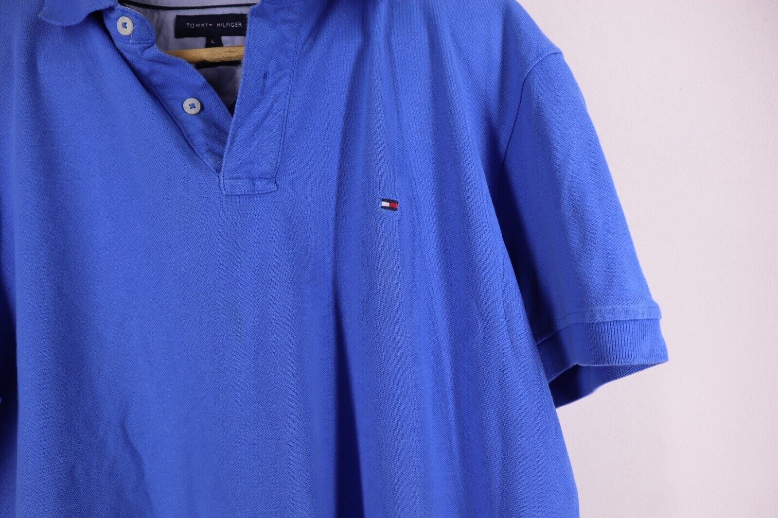 Tommy Hilfiger - T-shirt POLO Uomo TG L SIZE L cotone CUSTOM FIT