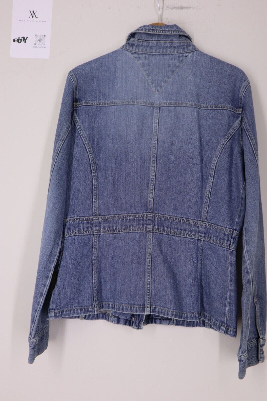 TOMMY HILFIGER DONNA - Giacca Jeans Denim TG L SIZE L Woaman