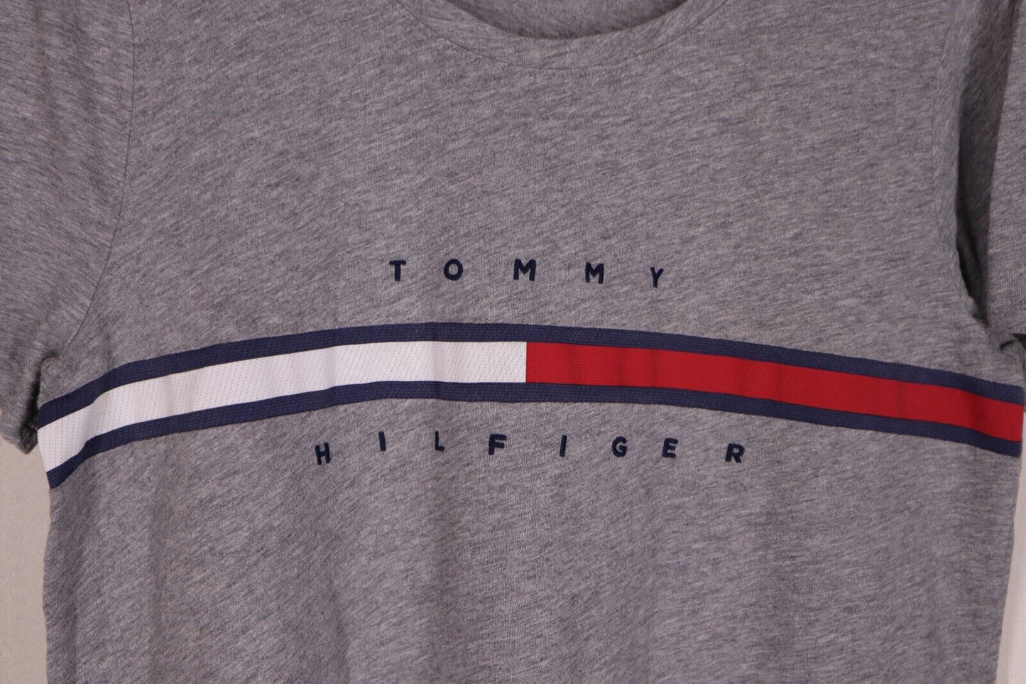 TOMMY HILFIGER T-Shirt Logo maglietta donna WOMAN TG L con manica corta