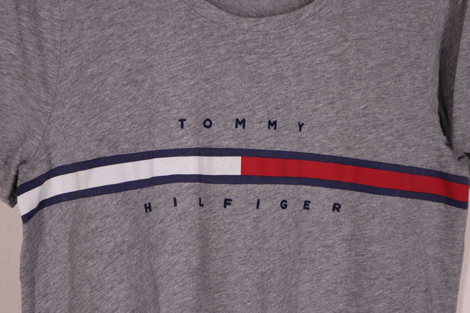 TOMMY HILFIGER T-Shirt Logo maglietta donna WOMAN TG L con manica corta