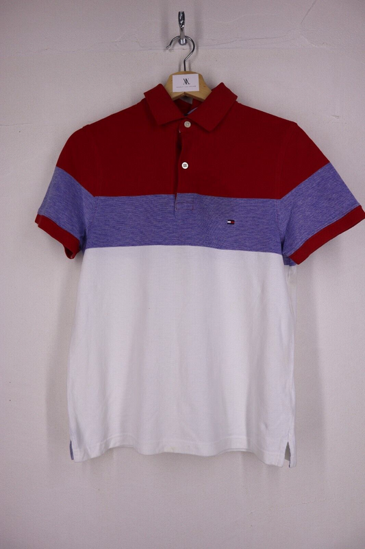 Tommy Hilfiger - T-shirt POLO Uomo TG M SIZE M cotone Custom Fit