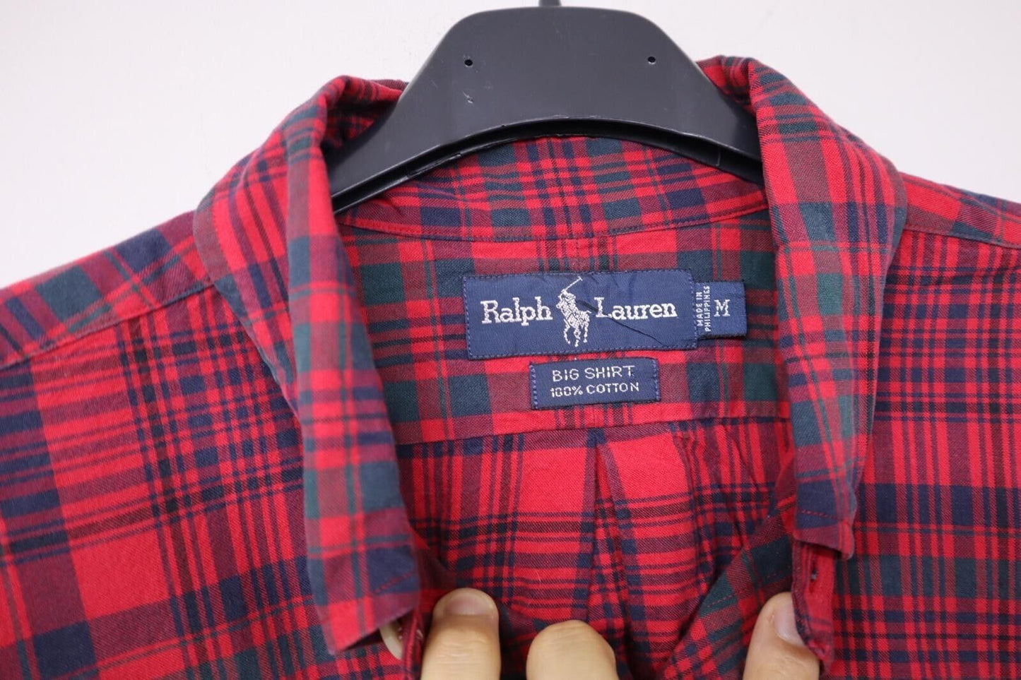 RALPH LAUREN CAMICIA UOMO MAN SHIRT TG.M BIG SIZE