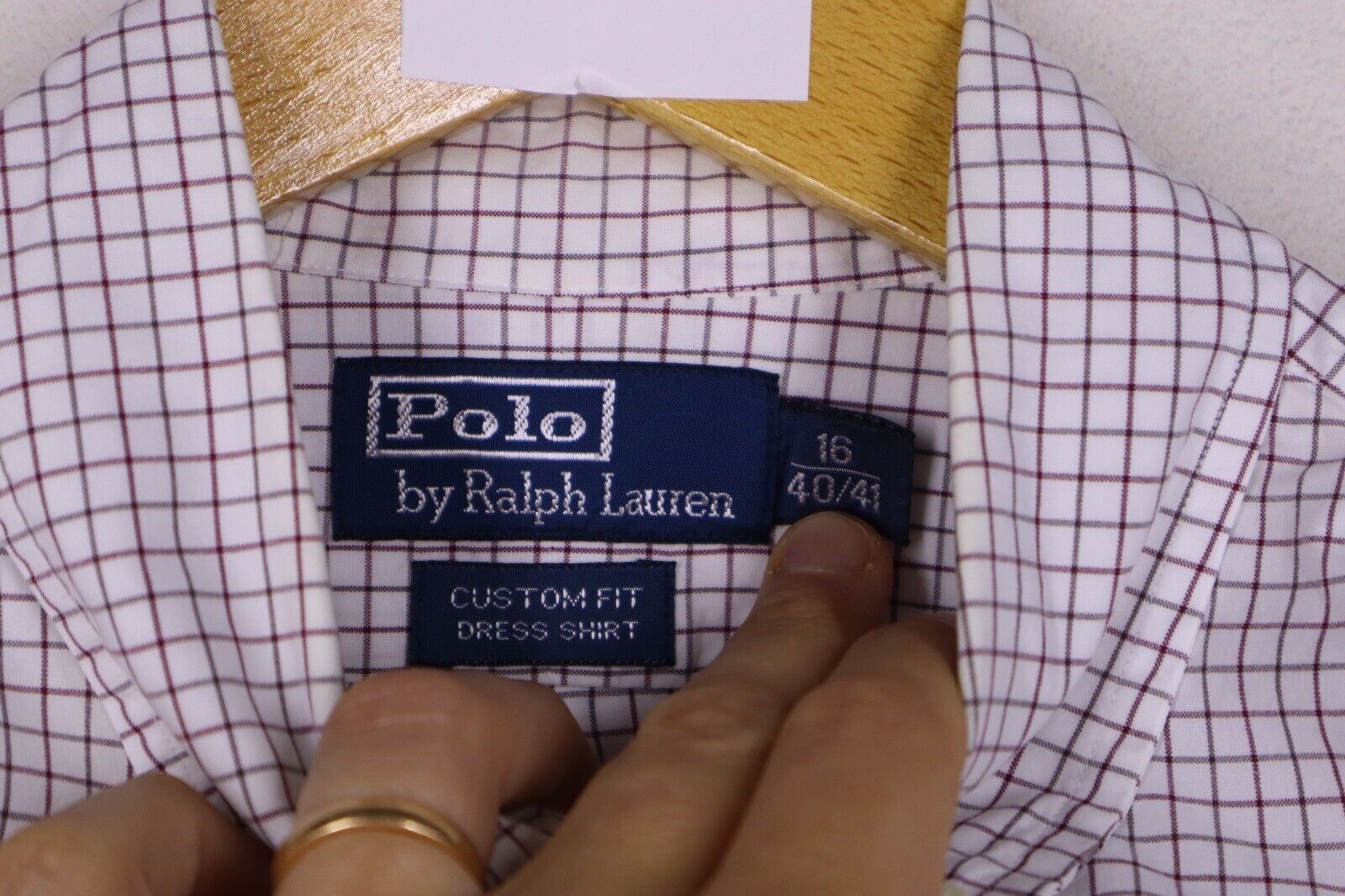 RALPH LAUREN CAMICIA UOMO MAN SHIRT TG 16 ( SIZE L)