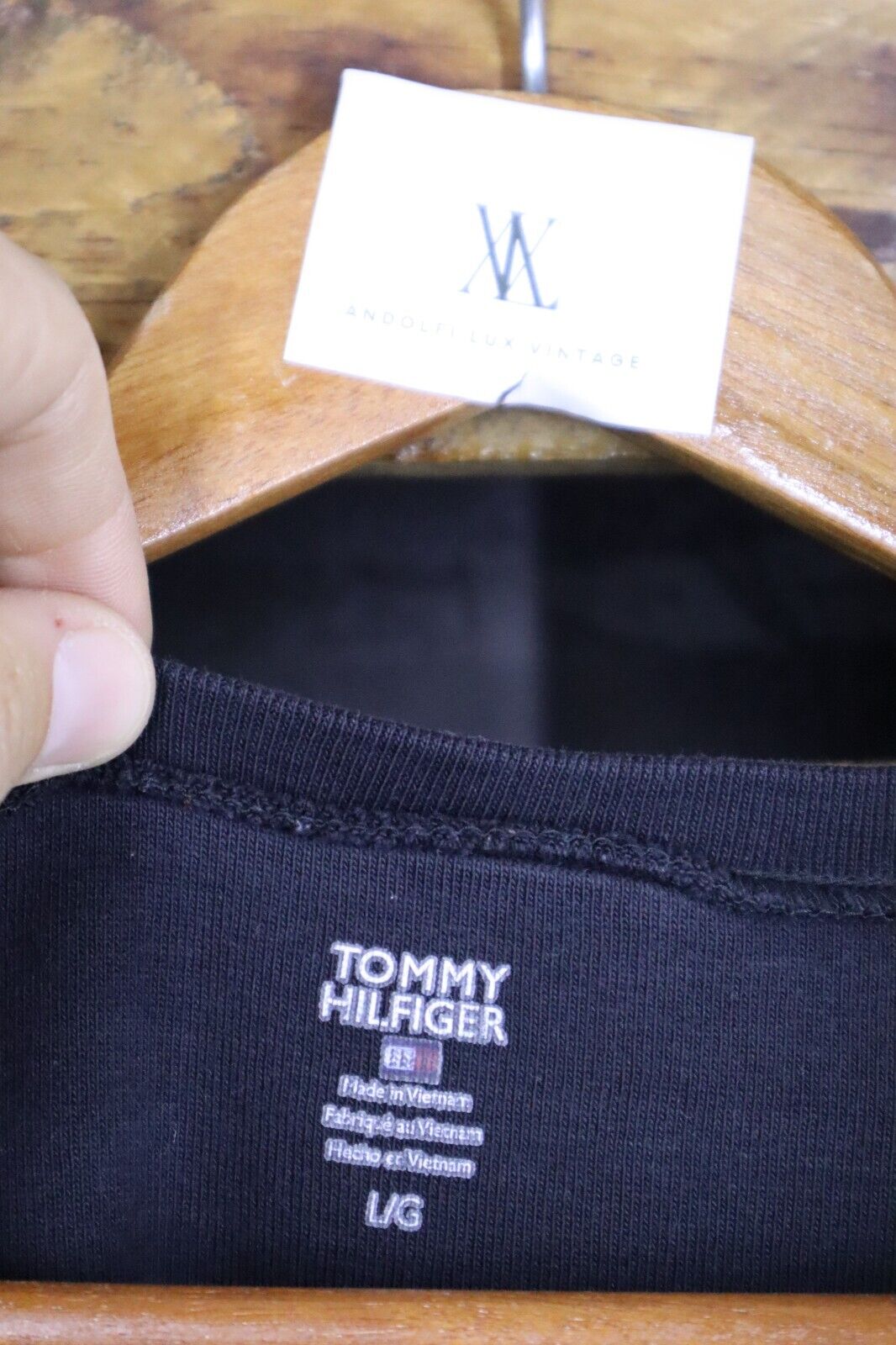 Tommy Hilfiger T-Shirt Donna Woman TG L SIZE L Manica Corta