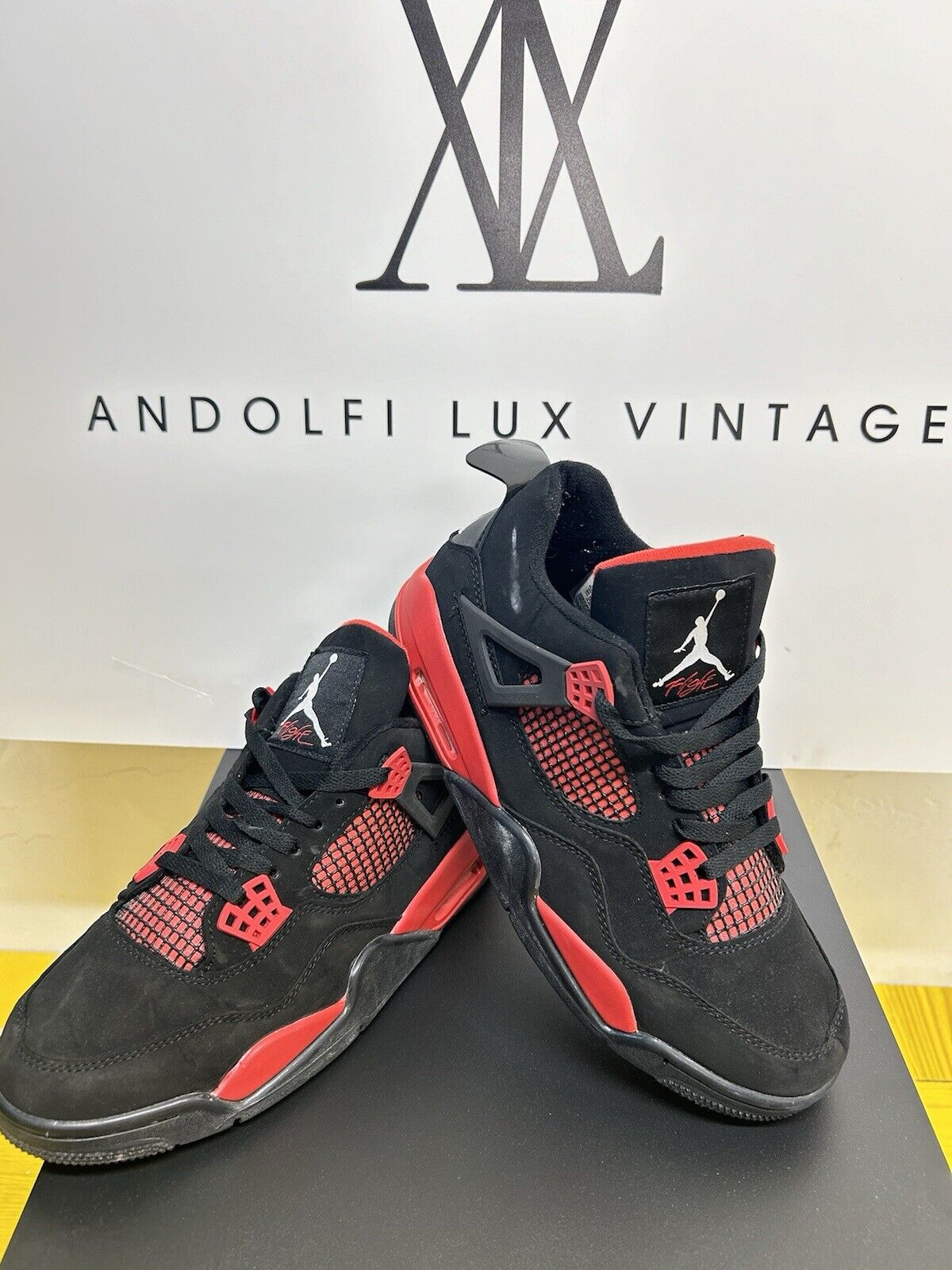 Nike Air Jordan 4 Retro Thunder Scarpe Sportive per Uomo -... N 42