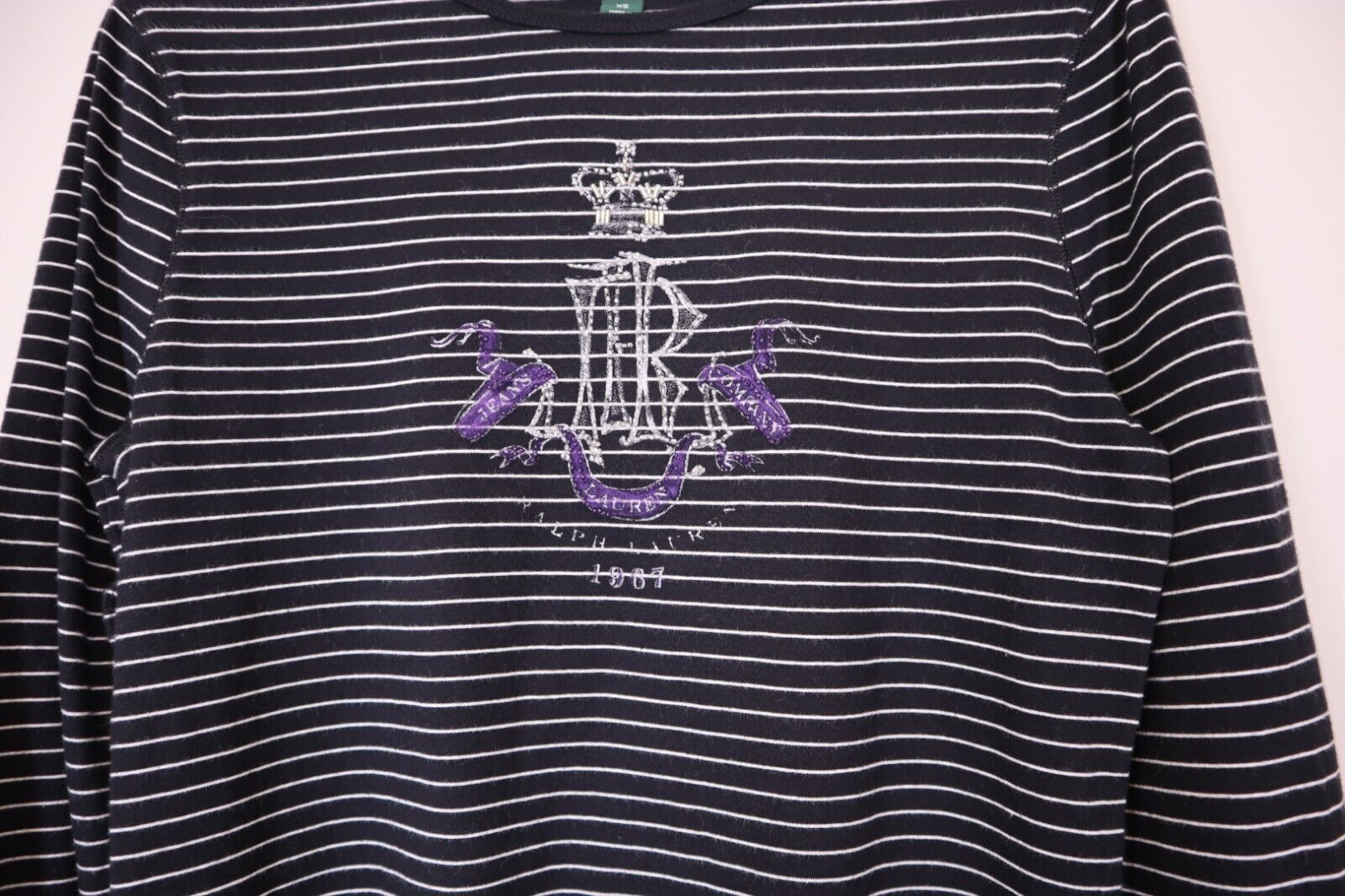 Ralph Lauren Donna - Maglia a Maniche Lunghe Cotone EXCLUSIVE Woman Logo TG. XS