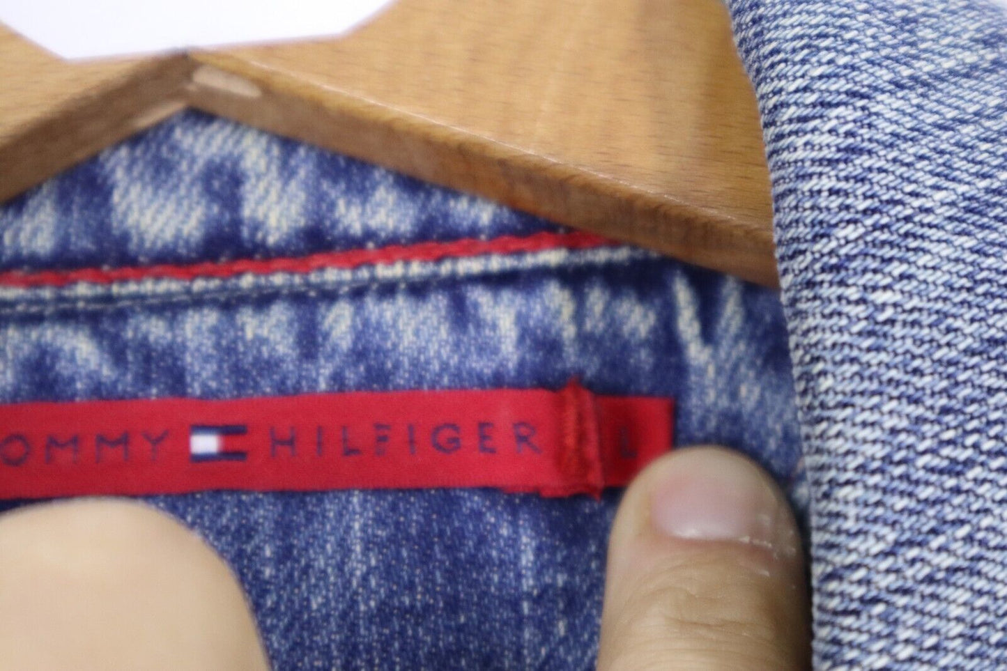 TOMMY HILFIGER DONNA - Giacca Jeans Denim TG L SIZE L