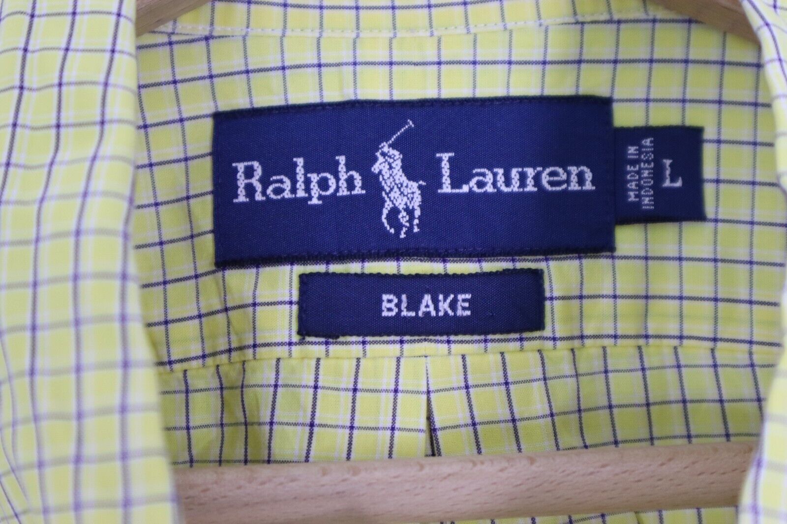 RALPH LAUREN CAMICIA UOMO MAN SHIRT TG.L