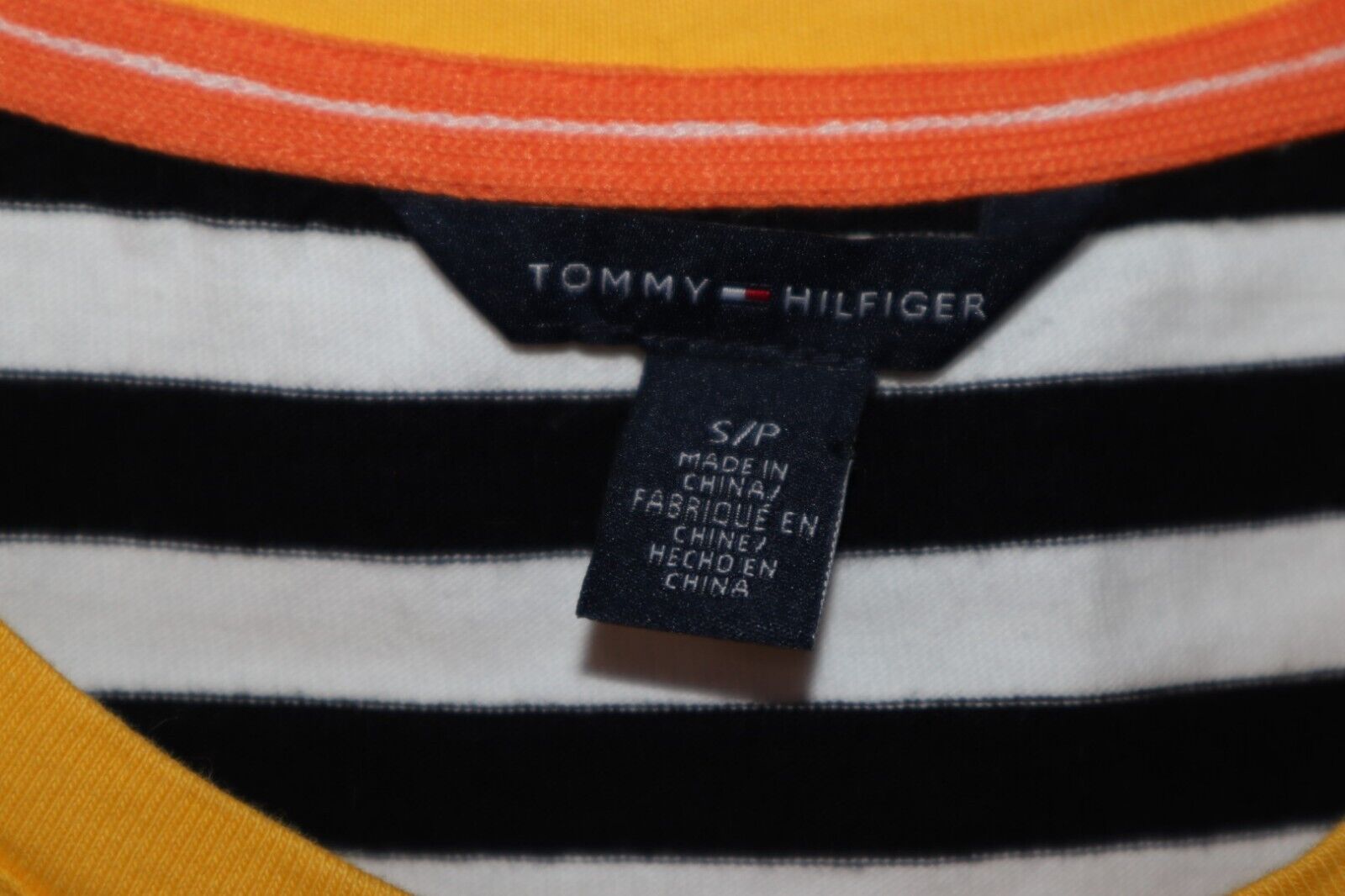 Tommy Hilfiger Donna - Maglia a Maniche Lunghe Cotone Woman Logo TG. S