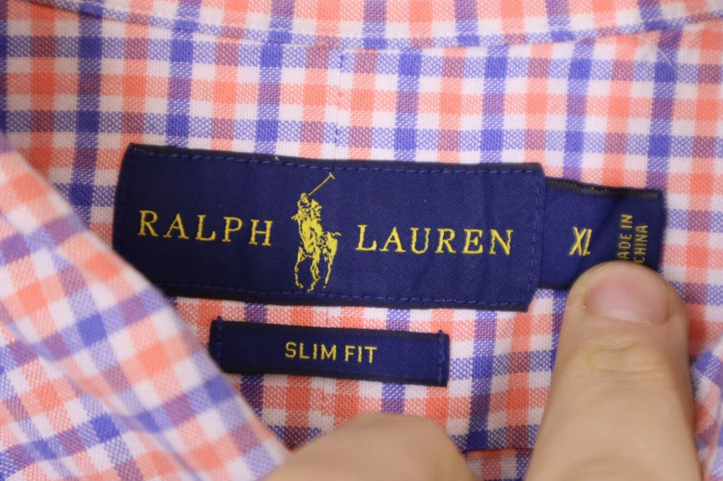 RALPH LAUREN CAMICIA UOMO MAN SHIRT TG.XL SIZE XL