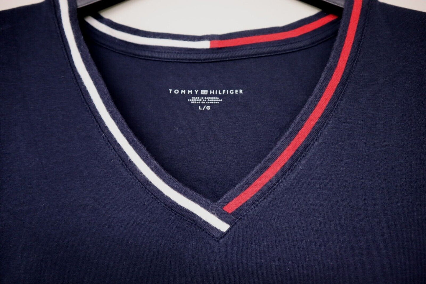 TOMMY HILFIGER T-Shirt Logo maglietta donna WOMAN TG.XL con manica corta