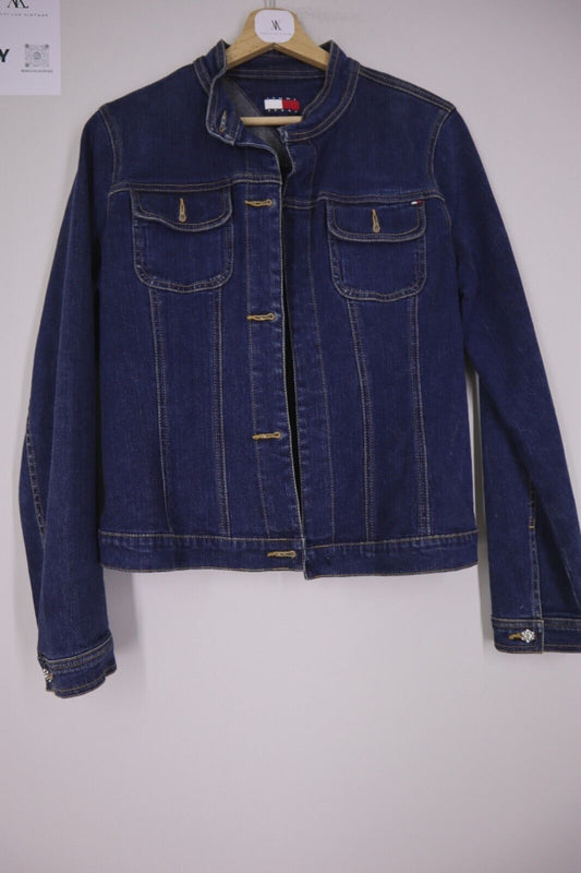 TOMMY HILFIGER DONNA - Giacca Jeans Denim TG L SIZE L Woaman