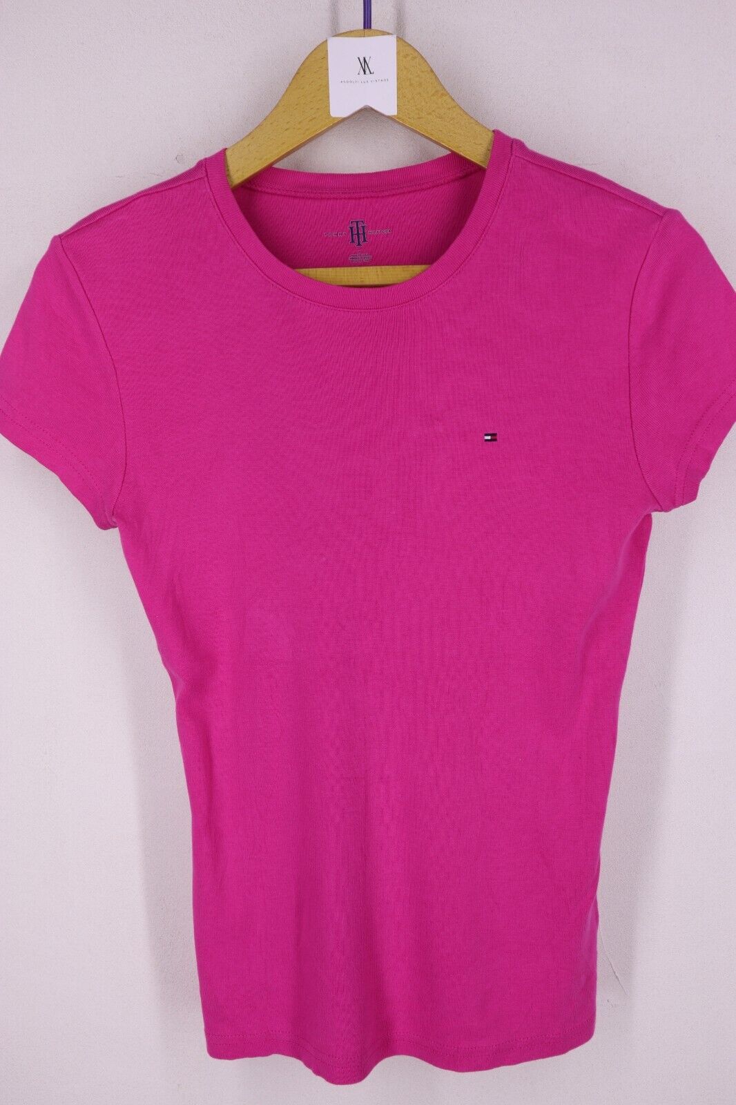 TOMMY HILFIGER T-Shirt Logo maglietta donna WOMAN TG M SIZE M con manica corta