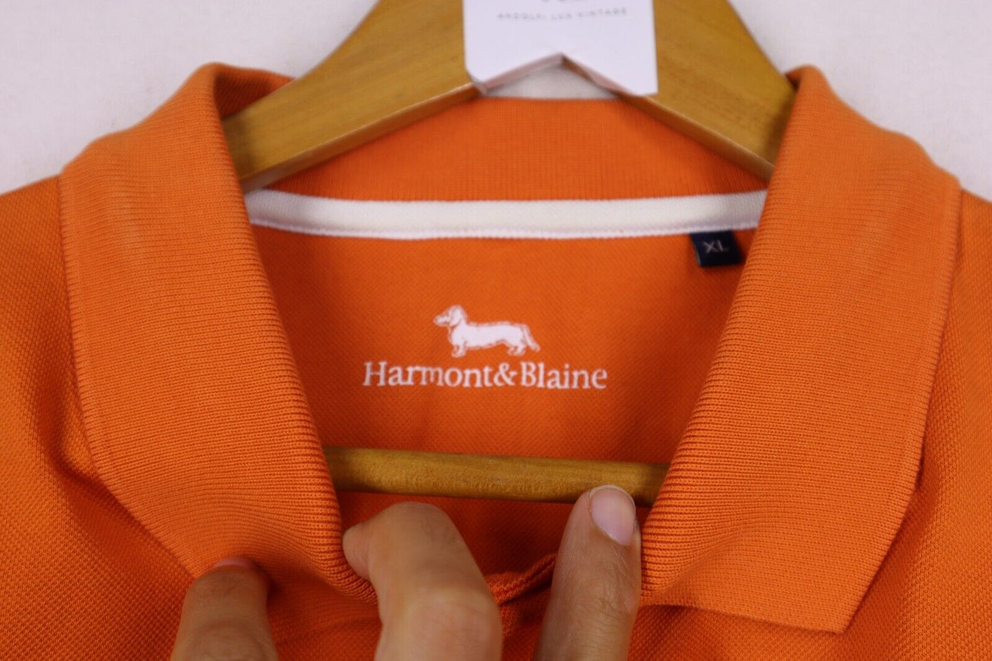 - Harmont&Blaine - TG XL SIZE XL - Polo Uomo Man arancione