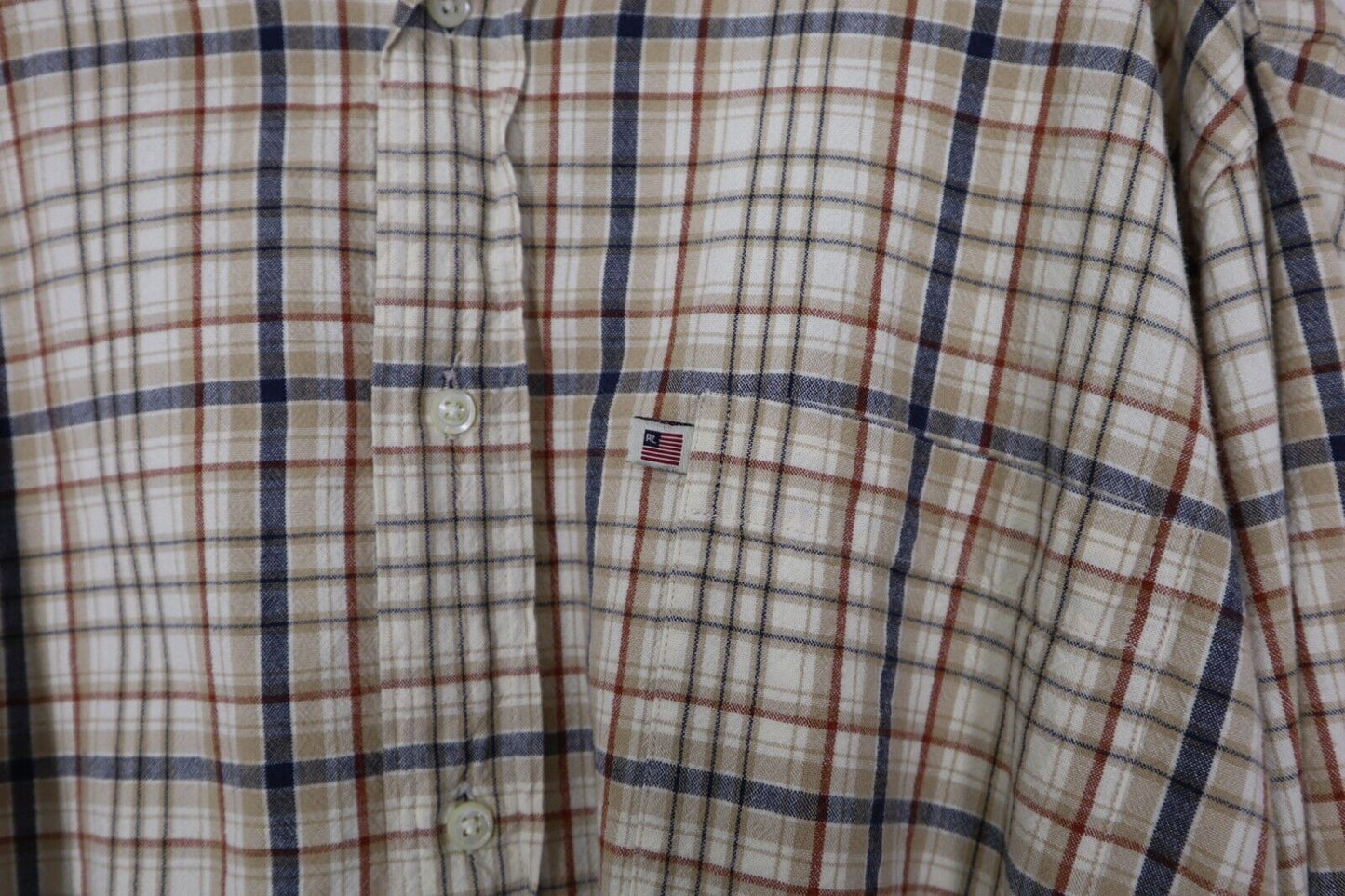 RALPH LAUREN -  CAMICIA UOMO MAN SHIRT TG. XL SIZE XL AMERICAN EDITION