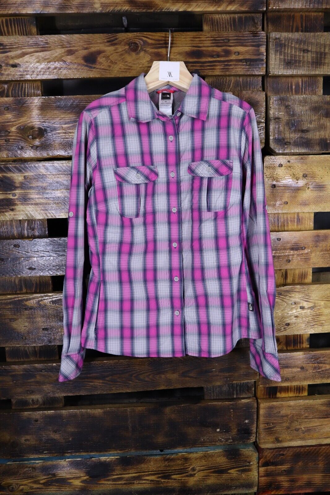 The North Face Camicia Donna TG S  Shirt A Quadri Logo Woman