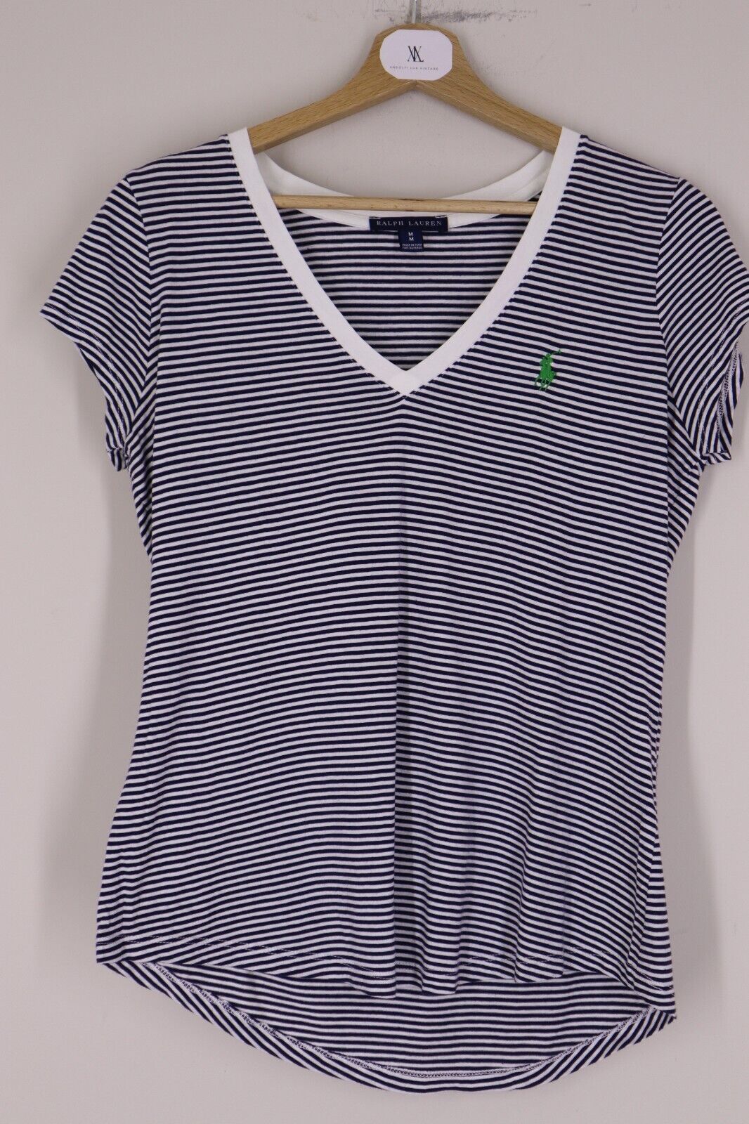 Ralph Lauren - T-Shirt Donna Cotone Woman Logo TG M SIZE M Manica Corta