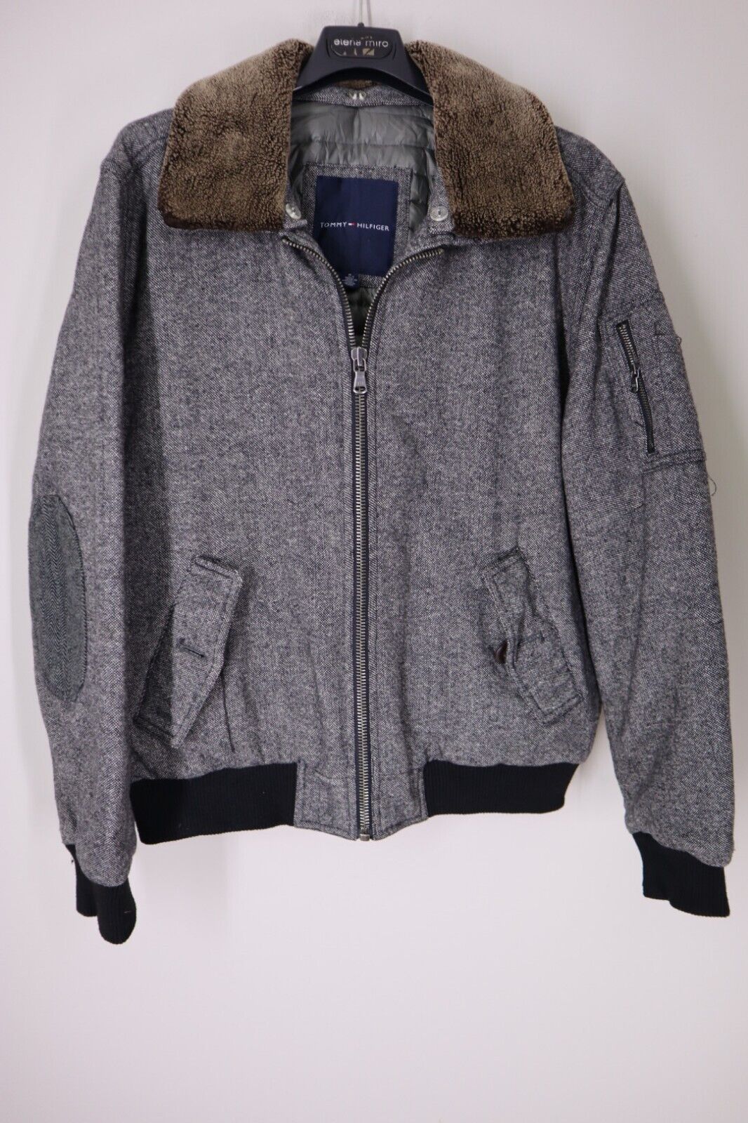 Giubbotto Invernale Tommy Hilfiger Taglia M Uomo Grigio Winter Jacket Man