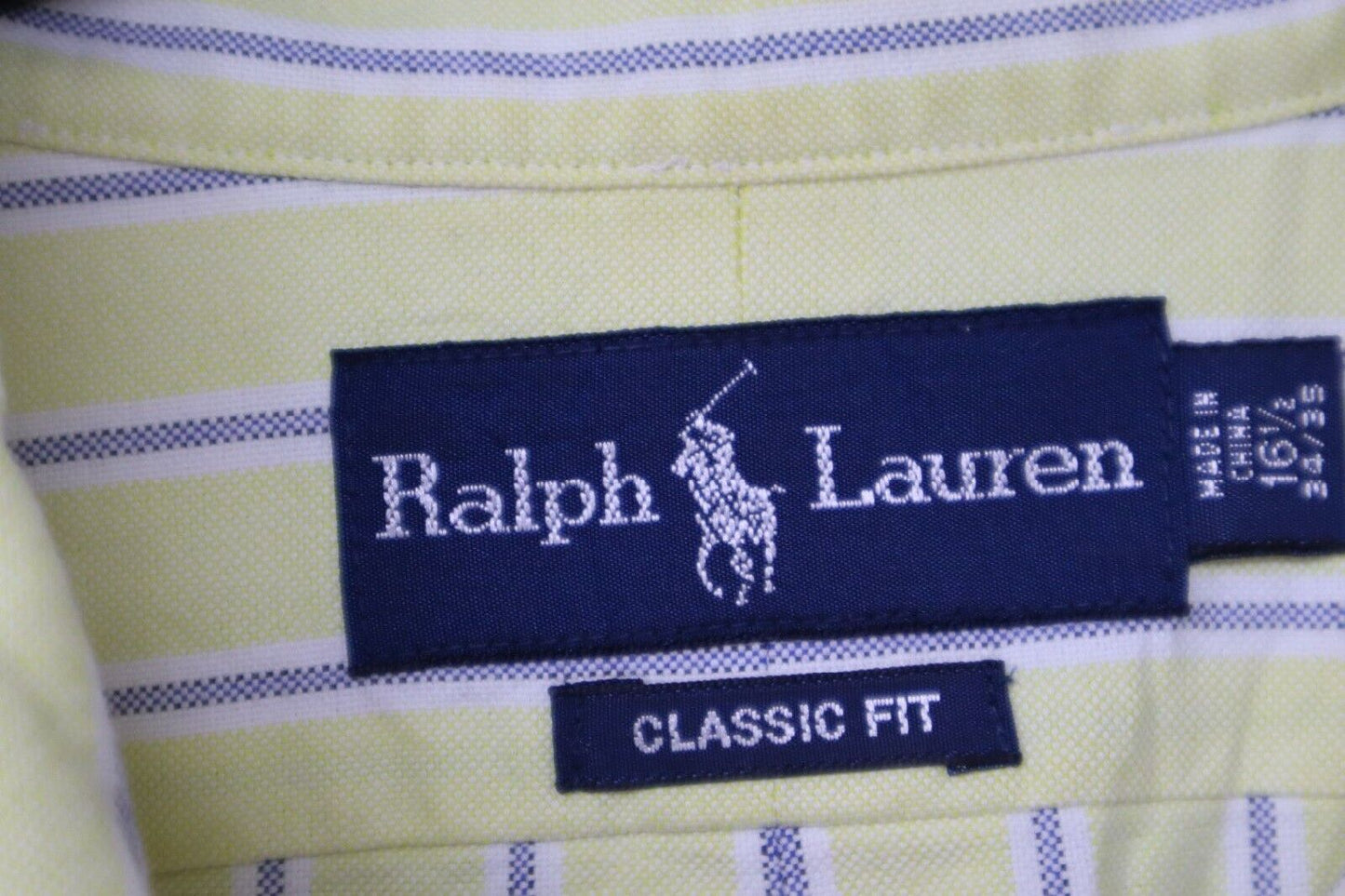 RALPH LAUREN CAMICIA UOMO MAN SHIRT TG.16,5