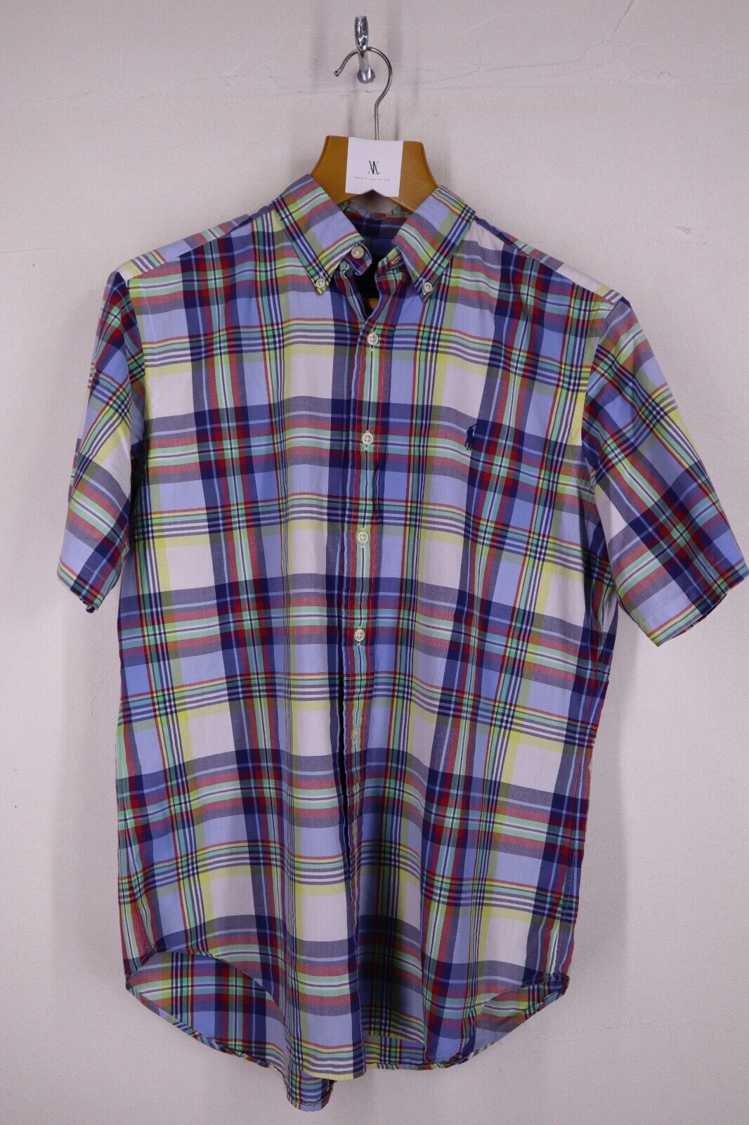 RALPH LAUREN -  CAMICIA MANICA CORTA UOMO MAN SHIRT TG M SIZE M