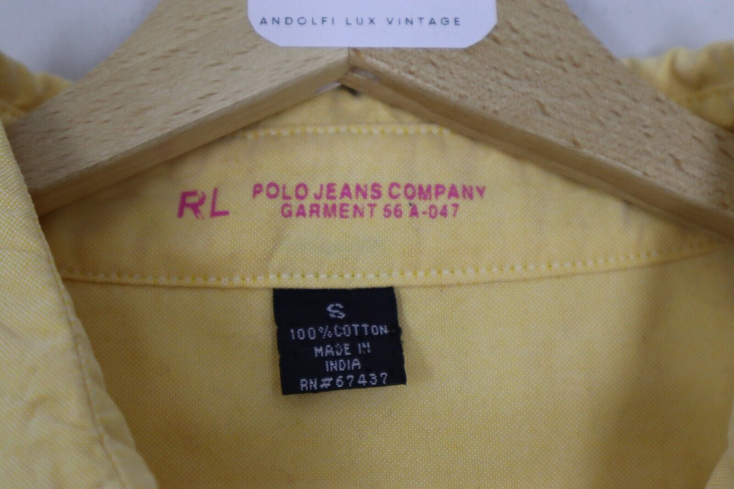 RALPH LAUREN CAMICIA DONNA WOMAN SHIRT TG S SIZE S