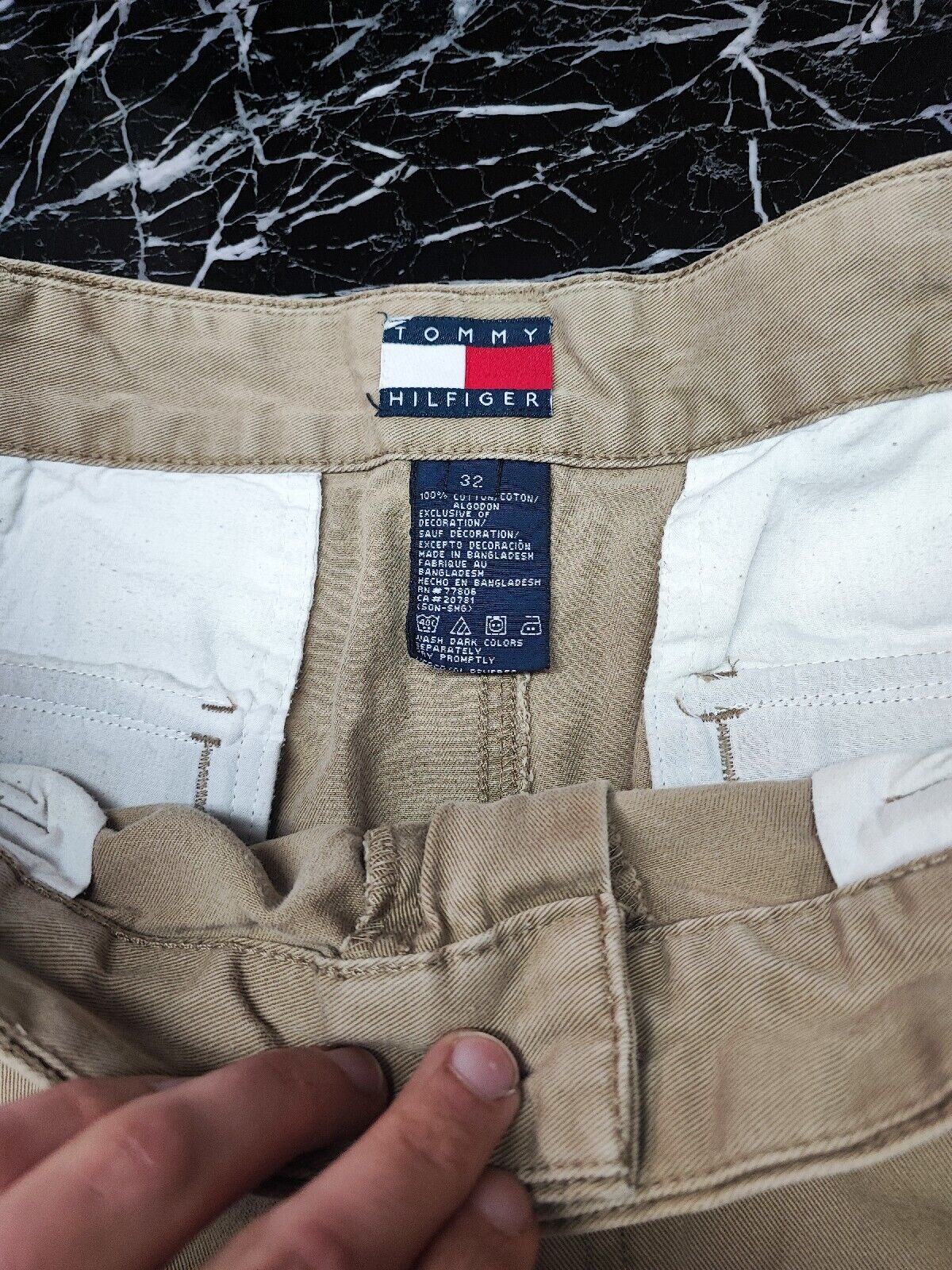 PANTALONCINI CARGO TOMMY HILFIGER TG W32