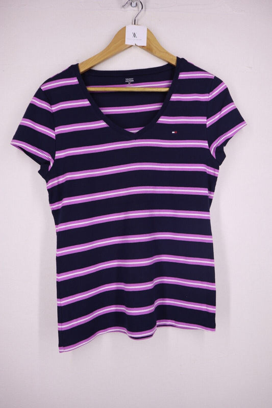 TOMMY HILFIGER T-Shirt Logo donna WOMAN TG L SIZE L con manica corta EXCLUSIVE