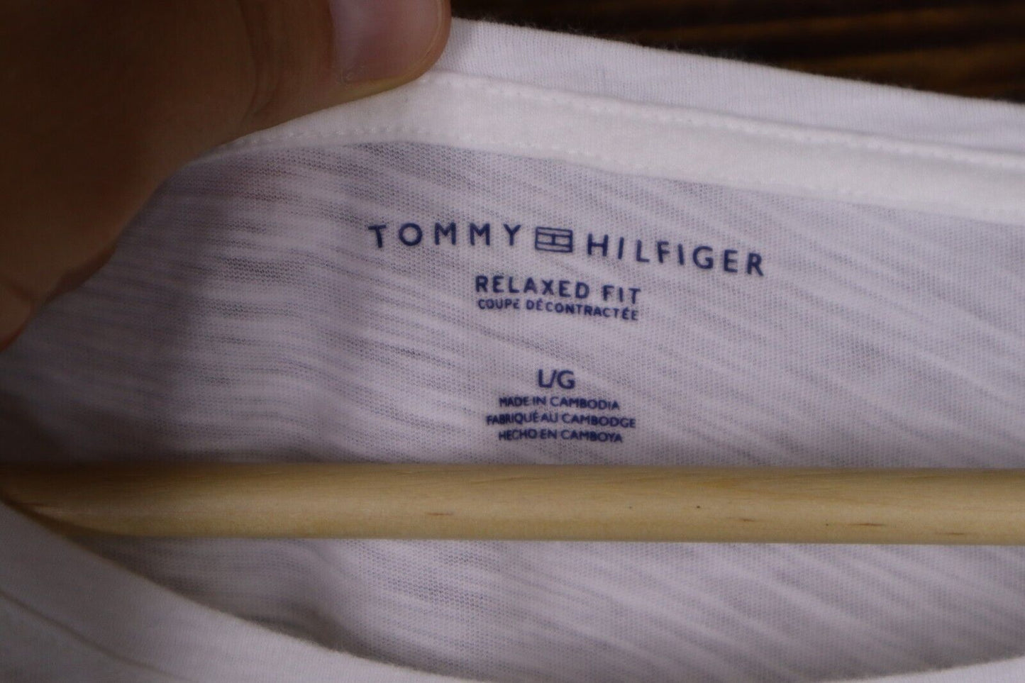 Tommy Hilfiger T-Shirt Donna Woman TG L SIZE L Manica Corta