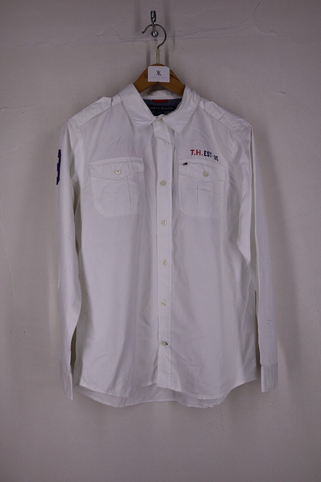 TOMMY HILFIGER CAMICIA UOMO MAN SHIRT TG L SIZE L AGE 16-18