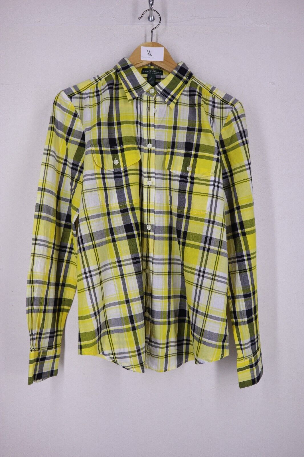 RALPH LAUREN CAMICIA DONNA TG M SIZE M WOMAN CASUAL VINTAGE SHIRT