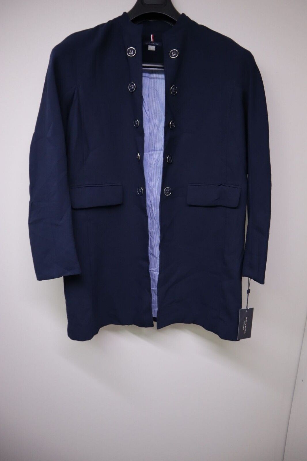 Cappotto Giacca Tommy Hilfiger Monopetto In Misto Lana (SIZE 10) TG M