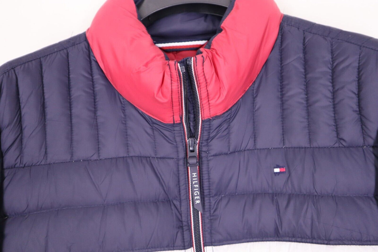 Tommy Hilfiger Giubbotto Uomo Taglia S Giubbino Giacca Blu Piumino Inverno