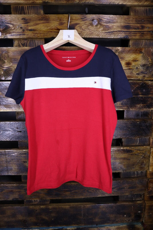 Tommy Hilfiger T-Shirt Donna Woman TG M SIZE M Manica Corta