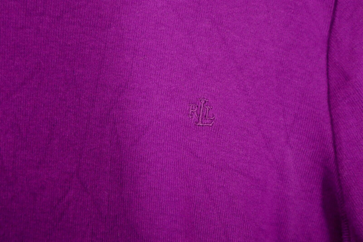 Ralph Lauren Donna - Maglia a Maniche Lunghe Cotone Woman Logo TG L SIZE L