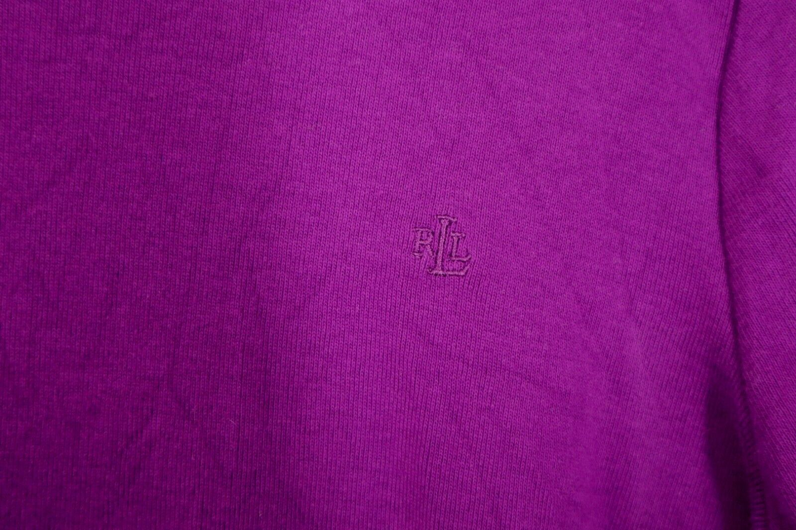 Ralph Lauren Donna - Maglia a Maniche Lunghe Cotone Woman Logo TG L SIZE L