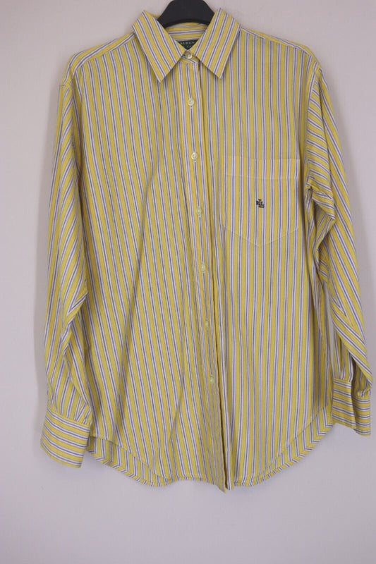 RALPH LAUREN - CAMICIA DONNA TG S SIZE 6 WOMAN CASUAL OXFORD SHIRT