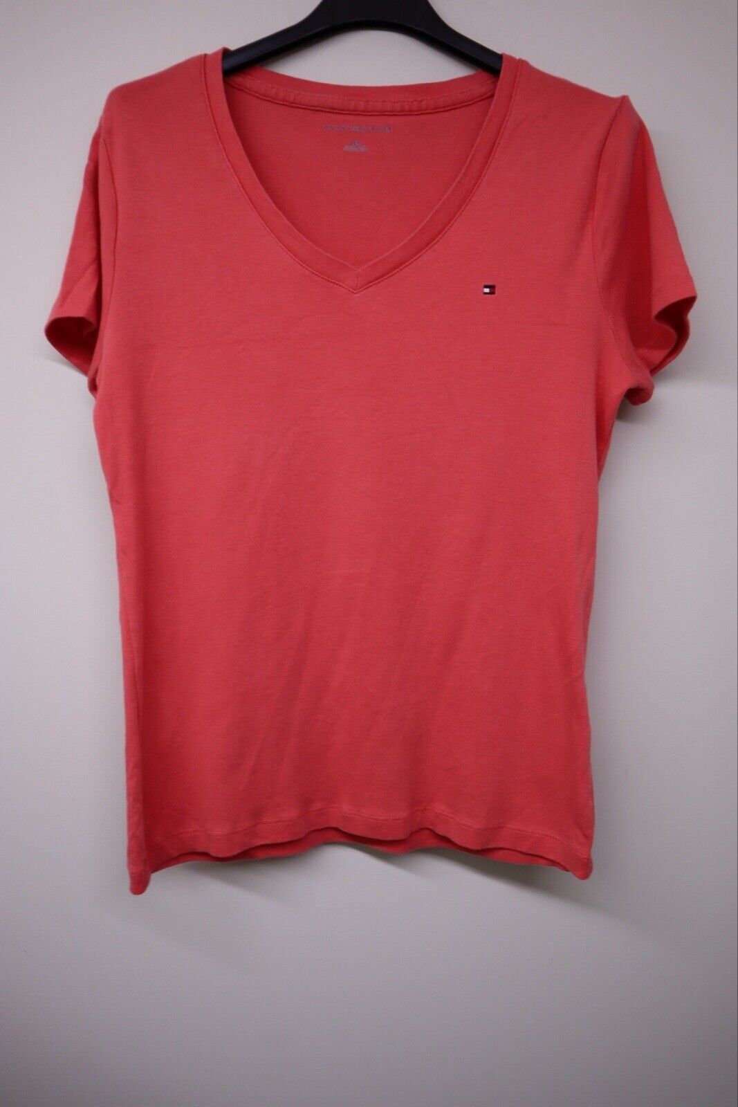 TOMMY HILFIGER T-Shirt Logo maglietta donna TG M SIZE M con manica corta