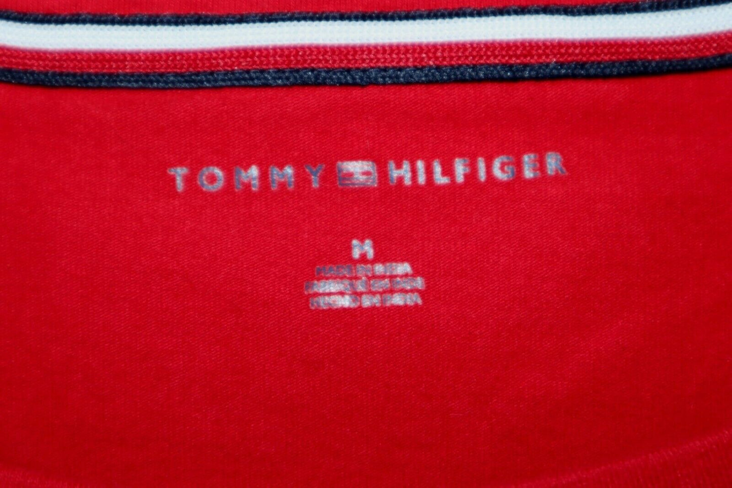 Tommy Hilfiger Donna - Maglia a Maniche Lunghe Cotone Woman Logo TG. M