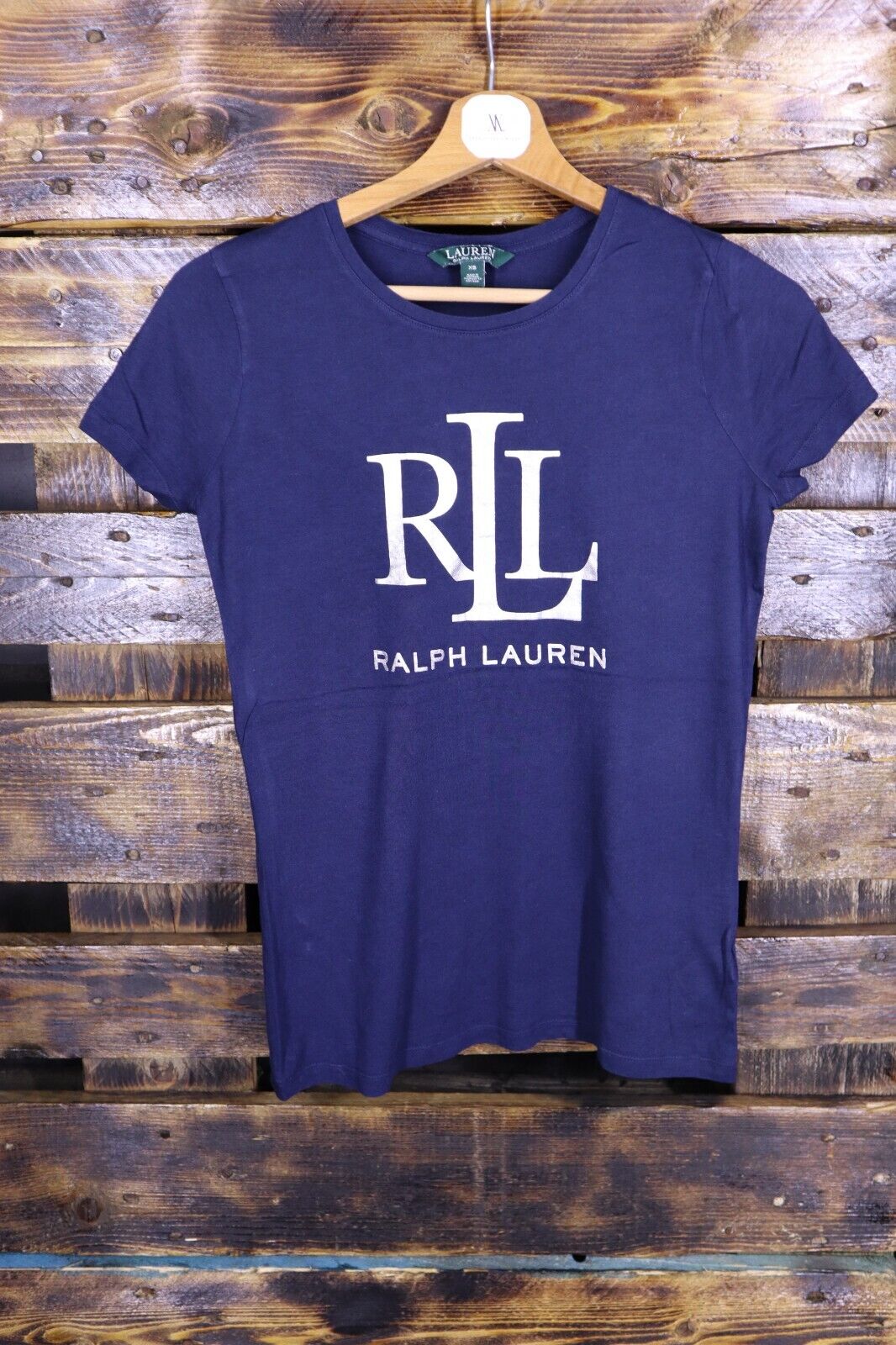 T-Shirt Ralph Lauren Donna Cotone Woman Logo TG XS