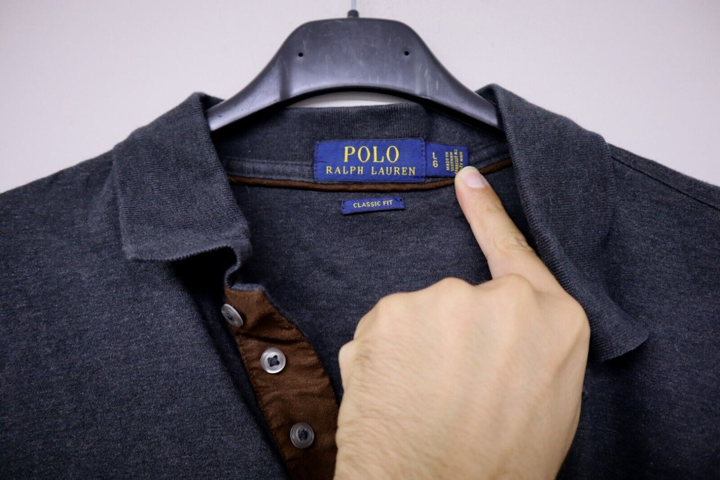  Ralph Lauren Uomo - Polo A Maniche Lunghe TG L EXCLUSIVE COLLECTION