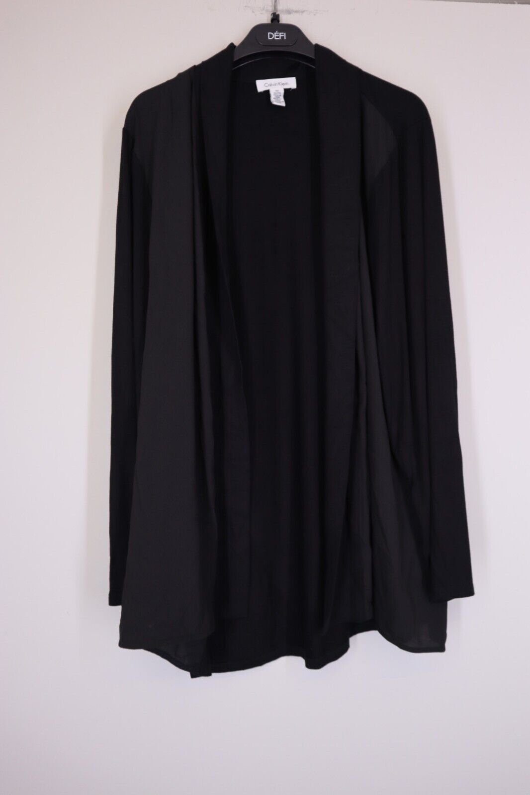 CALVIN KLEIN - CARDIGAN DONNA WOMAN NERO BLACK TG XL SIZE XL