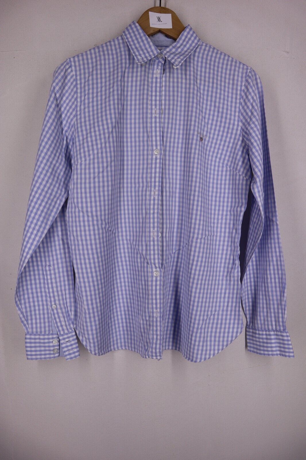 GANT - CAMICIA UOMO Manica lunga REGULAR cotone OXFORD quadri  TG M