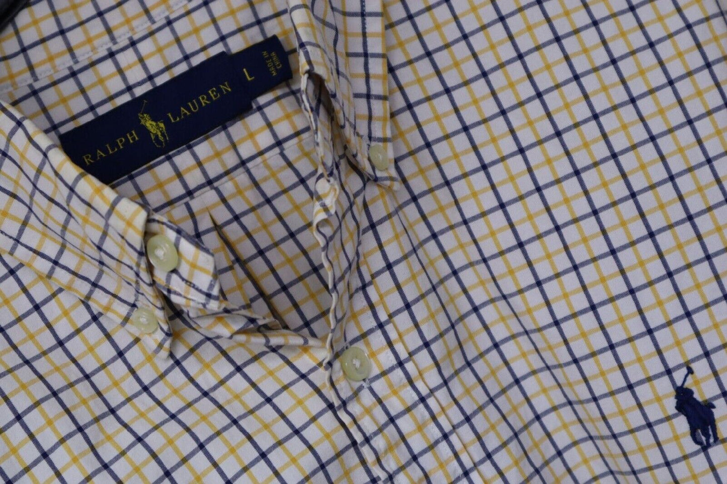 RALPH LAUREN CAMICIA UOMO MAN SHIRT TG.L