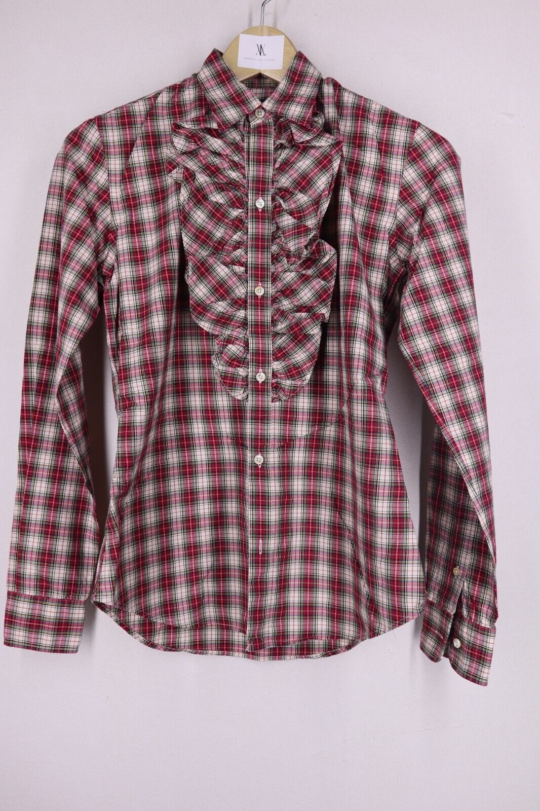 RALPH LAUREN CAMICIA DONNA TG S SIZE S WOMAN CASUAL VINTAGE SHIRT