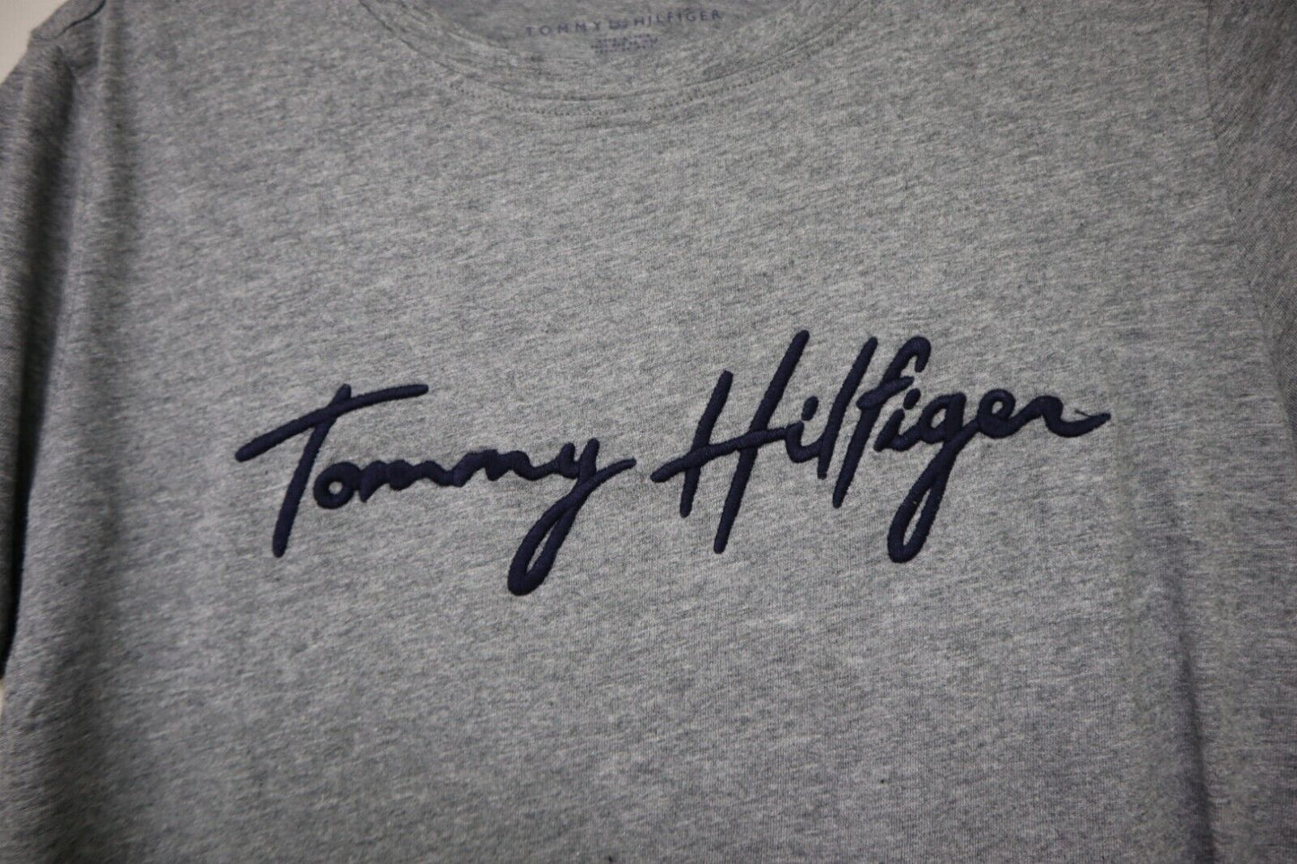 TOMMY HILFIGER T-Shirt Logo maglietta donna WOMAN TG.XXS con manica corta