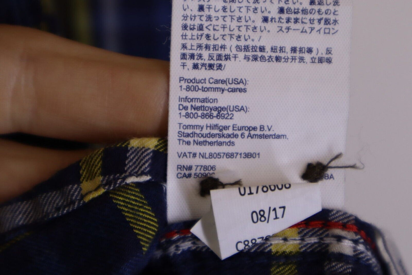 Tommy Hilfiger - CAMICIA UOMO MAN SHIRT TG S