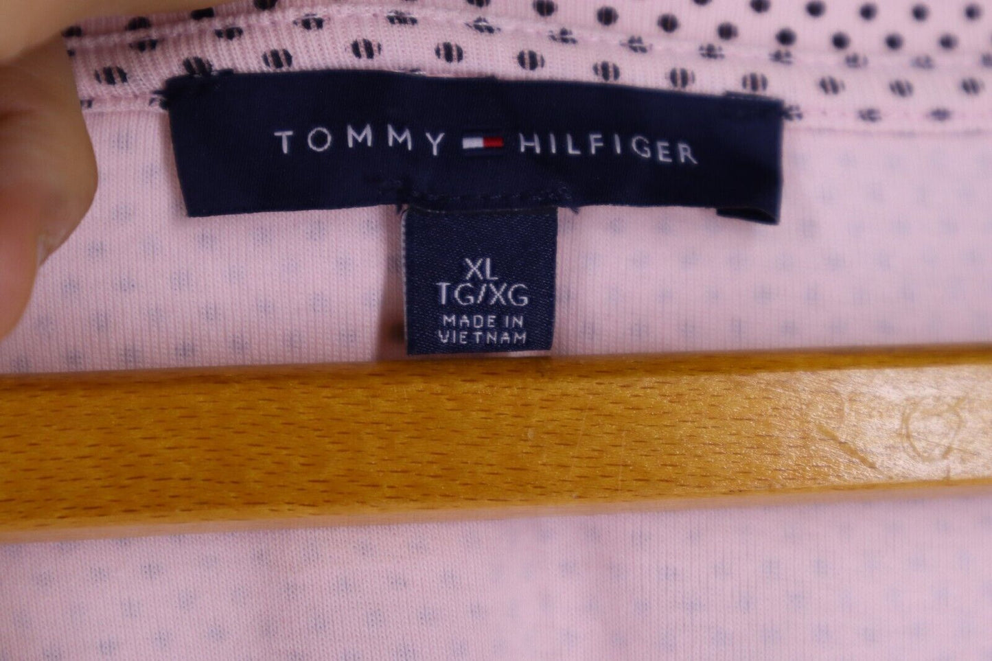 TOMMY HILFIGER T-Shirt Logo maglietta donna WOMAN TG XL con manica corta