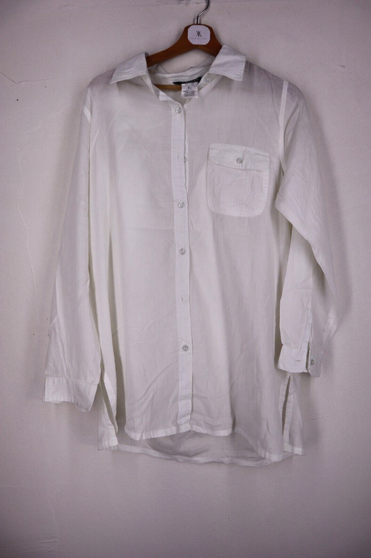 RALPH LAUREN CAMICIA DONNA TG S SIZE S WOMAN CASUAL VINTAGE SHIRT