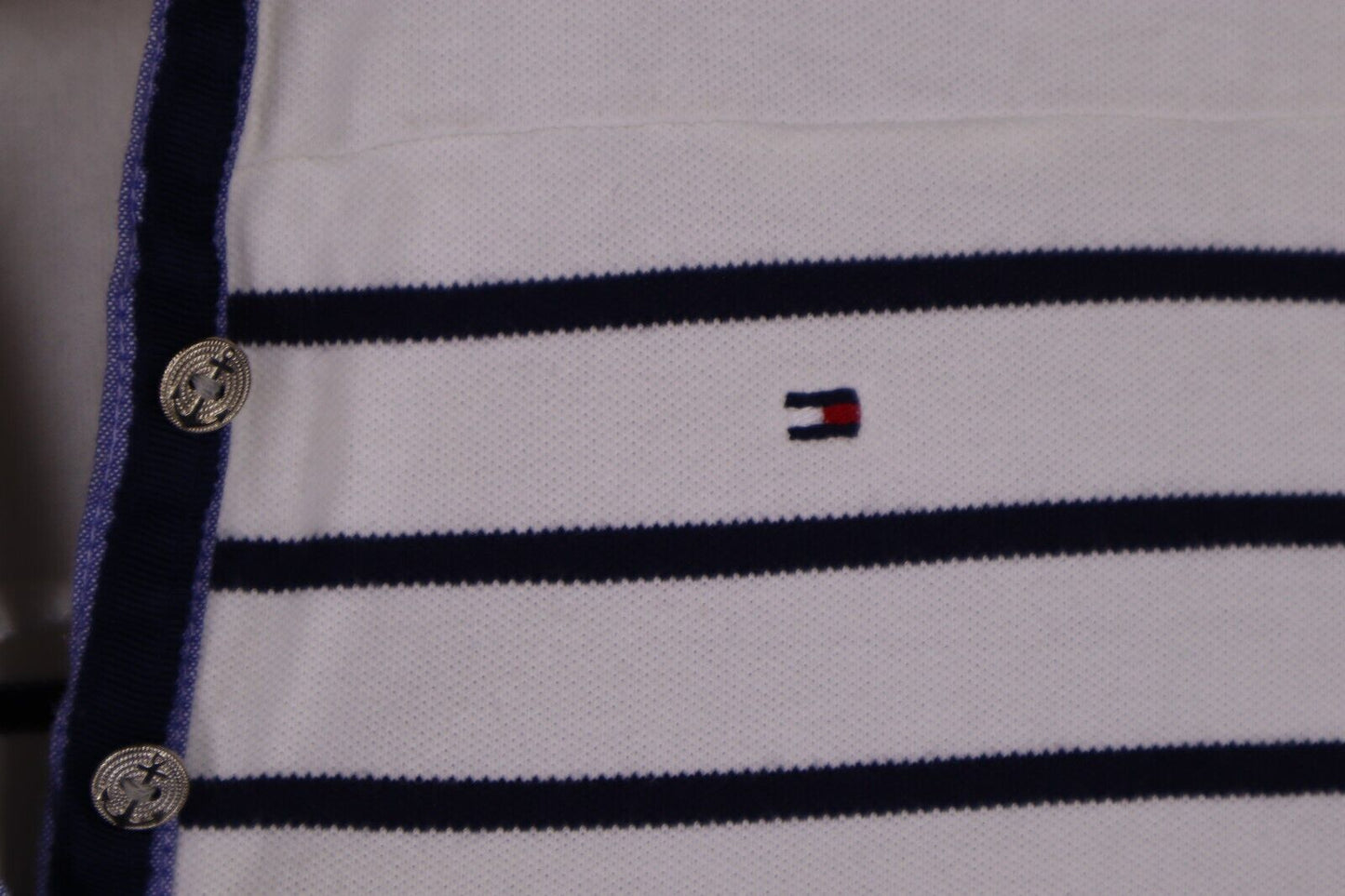 TOMMY HILFIGER POLO T-Shirt Logo maglietta donna WOMAN TG XS con manica corta