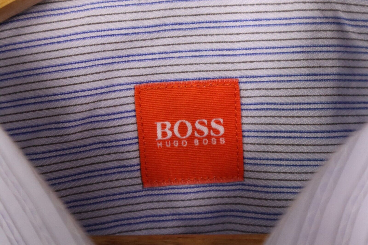 HUGO BOSS Camicia a RIGHE Shirt Hemd Chemise TG XL Uomo